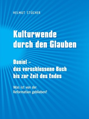 cover image of Kulturwende durch den Glauben